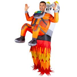 Puhallettava Rakettireppu Naamiaisasu