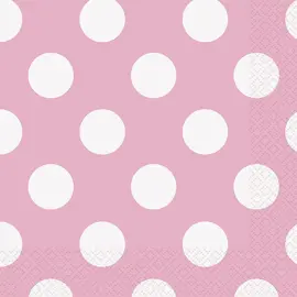 Polka Dot Vaaleanpinkit Lautasliinat