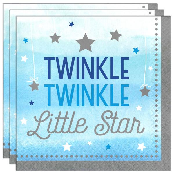 Lautasliinat One Little Star Vaaleansininen