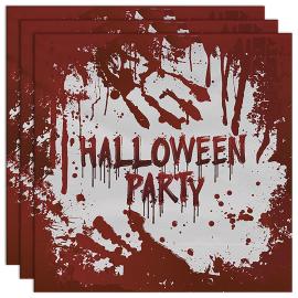 Servetit Verinen Halloween Party 12 kpl