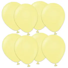 Premium Pienet Lateksiilmapallot Macaron Yellow