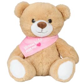 Nallekarhu Huivilla V&auml;rldens B&auml;sta Mamma 20 cm