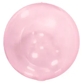 Iso Globe Foliopallo Läpinäkyvä Pinkki