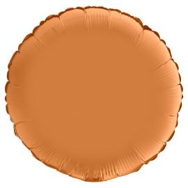 Pyöreä Folioilmapallo Satiini Caramel