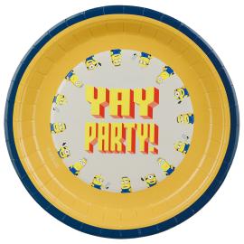 Minions Pahvilautaset 23 cm 6 kpl