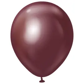 Premium Lateksiilmapallot Chrome Burgundy