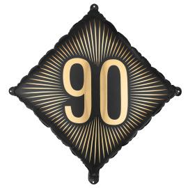 Folioilmapallo 90 Musta/Kulta 46 cm