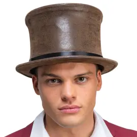 Silinterihattu Ruskeasta Tekomokasta