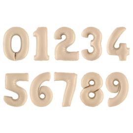 Numeroilmapallo Satiini Cream