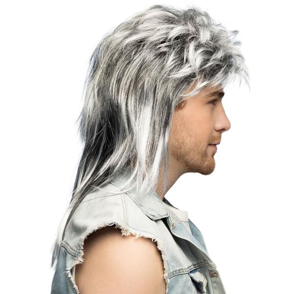 Rock Peruukki Harmaa
