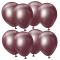 Premium Pienet Lateksiilmapallot Chrome Burgundy