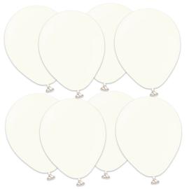 Premium Pienet Lateksiilmapallot Retro White