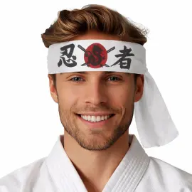 Karate Otsanauha Valkoinen