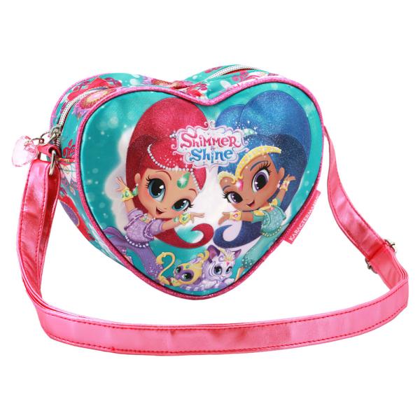 Shimmer ja Shine Sydämenmuotoinen Laukku