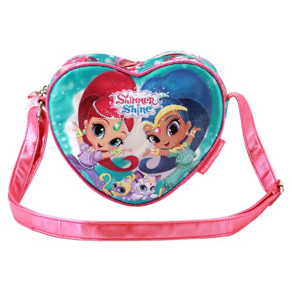 Shimmer ja Shine Sydämenmuotoinen Laukku