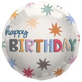 Py&ouml;re&auml; Happy Birthday Folioilmapallo T&auml;hdill&auml;