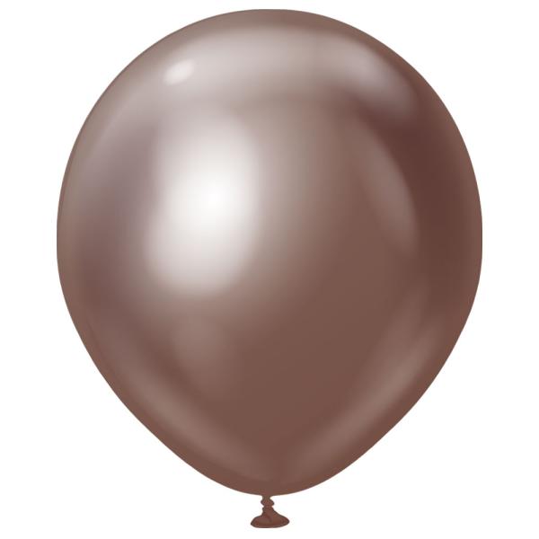 Premium Isot Lateksiilmapallot Chrome Chocolate