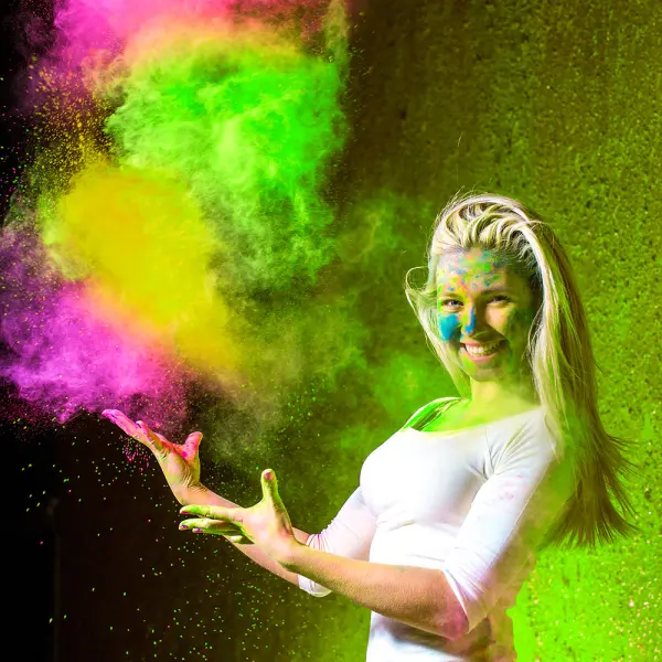 UV Neon Jauhe Oranssi 1 kg