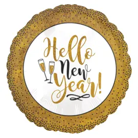 Holografinen Happy New Year Ilmapallo