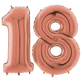 Numeroilmapallo 18 Ruusukulta