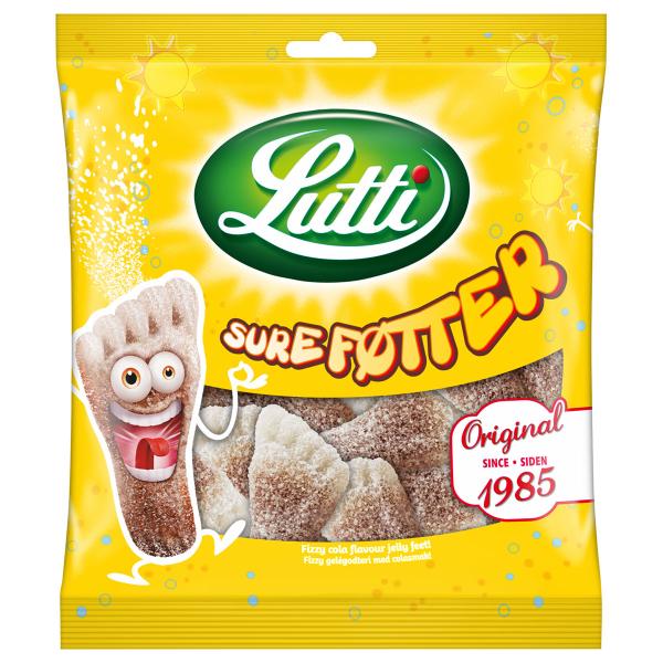 Lutti Sure Føtter Karkkipussi 100g