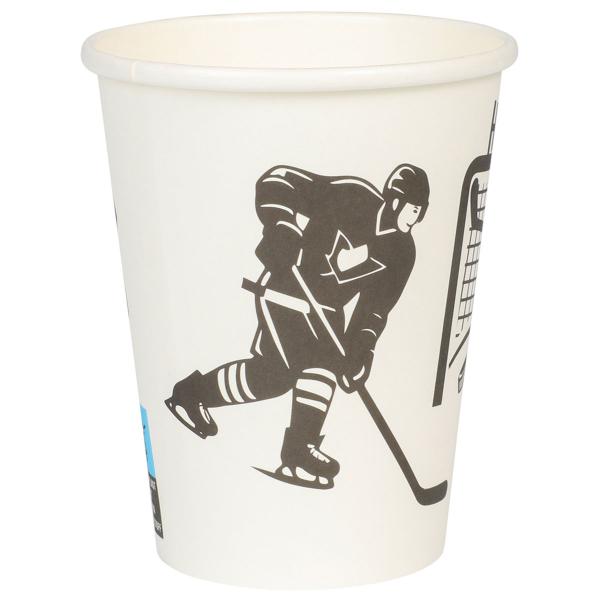 Pahvimukit Hockey 25cl 8 kpl