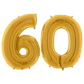 Numeroilmapallo 60 Kulta