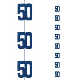 Riippuvat Numerot 50 Holografinen Sininen 6 kpl