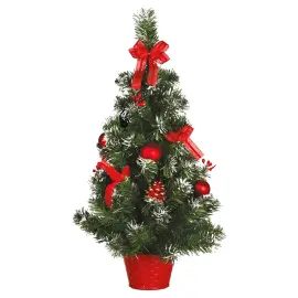 Joulukuusi Ruukussa Punainen 60 cm
