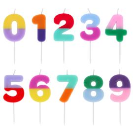 Numerokynttil&auml; Stripetastic