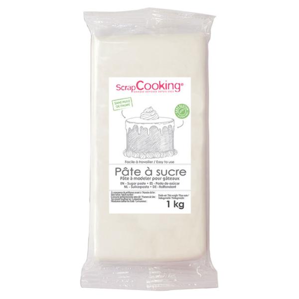Valkoinen Sokerimassa 1 kg ScrapCooking