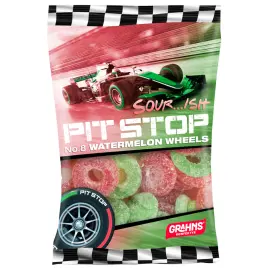 Pit Stop Watermelon Wheels 100g