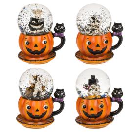 Lumisadepallo Halloween