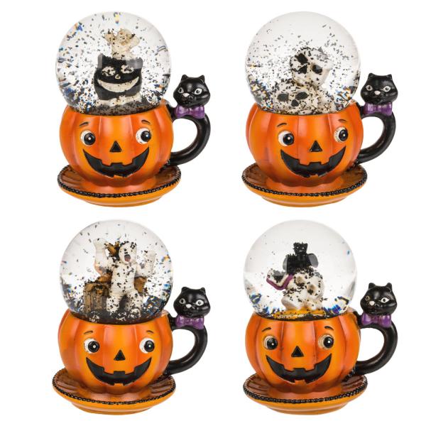 Lumisadepallo Halloween