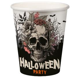 Pahvimukit Pääkallo Halloween Party 6 kpl