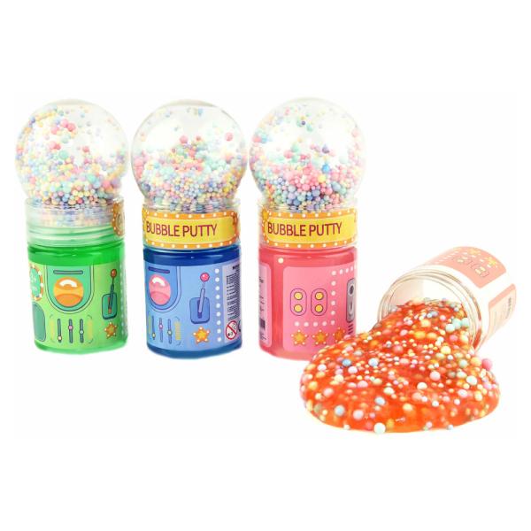 Bubble Putty Slime Vaahtohelmillä