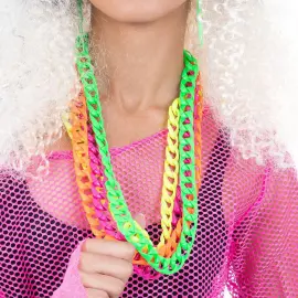 80-luvun Kaulakorut Neon 4 kpl