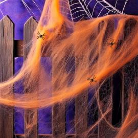 Oranssi Hämähäkinverkko Hämähäkeillä 50g