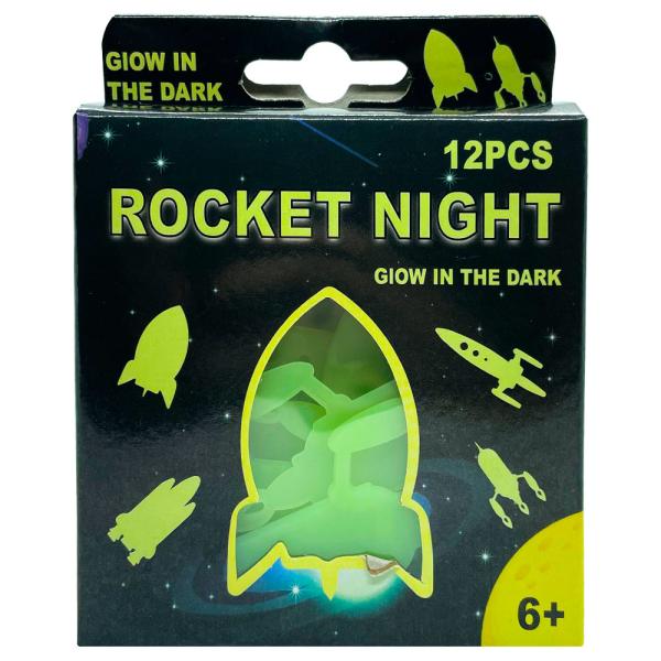 Pimeässä Loistavat Avaruusraketit