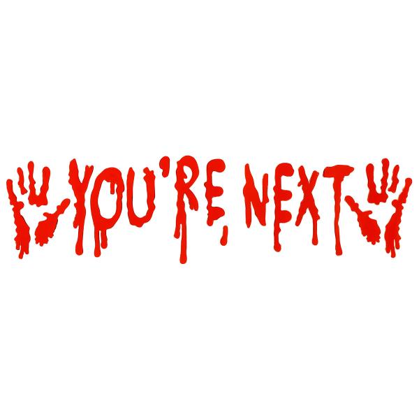 Geelikoriste Ikkunaan You're Next Punainen