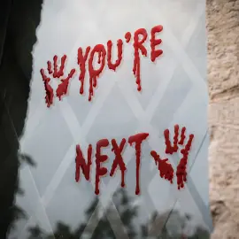Geelikoriste Ikkunaan You're Next Punainen