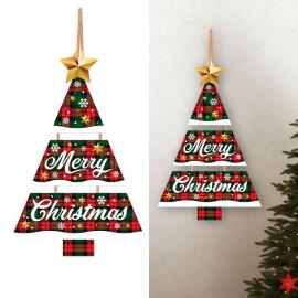 Joulukuusen Seinäkoriste Merry Christmas