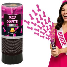 Konfettitykit Penis Vaaleanpunainen