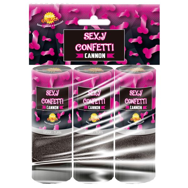 Konfettitykit Penis Vaaleanpunainen
