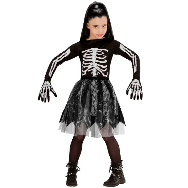 Halloween Verkkokangas Hame Lapset