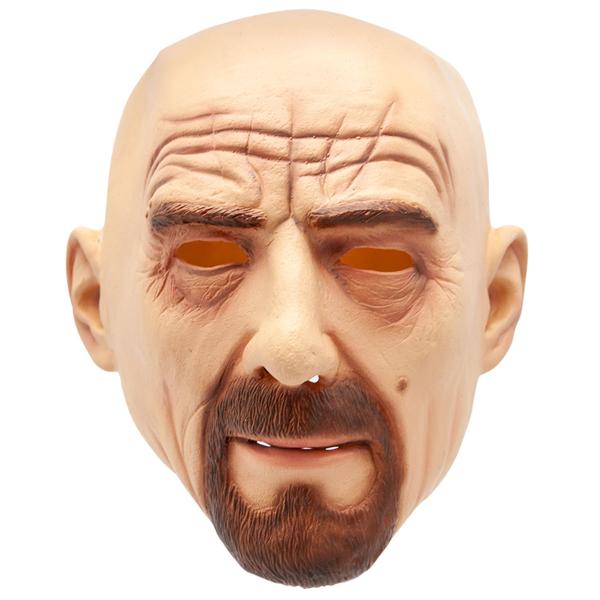 Lateksinaamio Kalju Mies Parralla