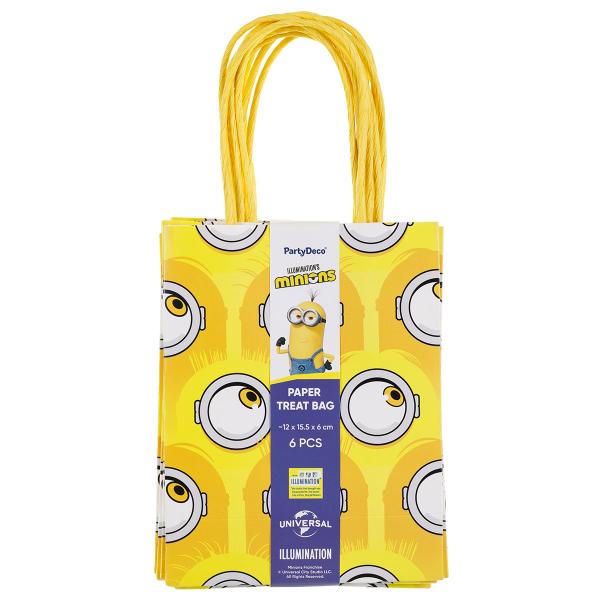Minions Lahjapussit 12 x 6 x 16 cm 6 kpl