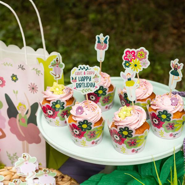 Cupcake Setti Fabulous Fairy 12 kpl