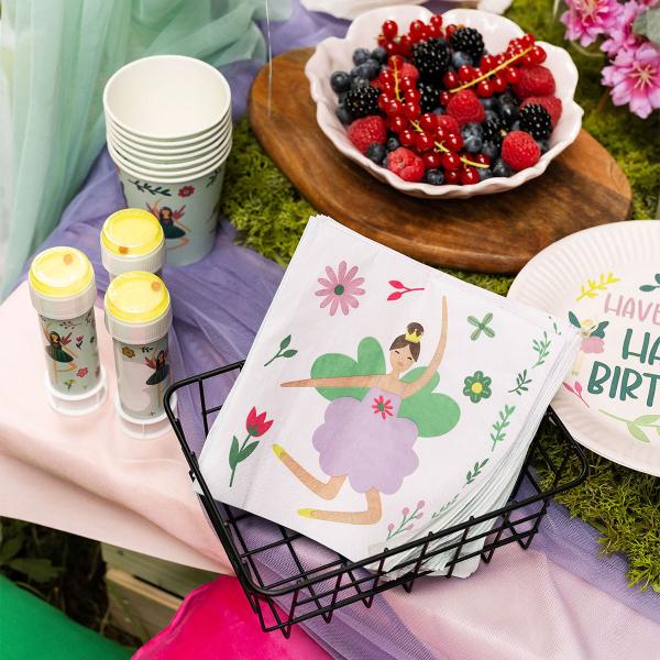 Henkilökohtaiset Tarrat Saippuakuplapulloon Fabulous Fairy 6 kpl