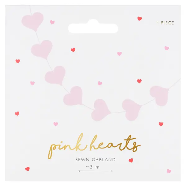 Viirinauha Sydämet Pinkki